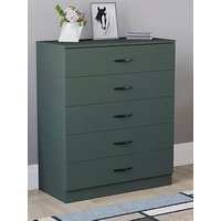 Vida Designs Riano 5 Drawer Drawers