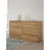 Very Home Lisson 6 Drawer Chest - New Oak - Fsc&Reg; Certified