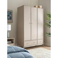Very Home Serena 3 Door, 2 Drawer Wardrobe - Taupe - Fsc&Reg; Certified