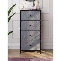Vida Designs Chorley 4 Drawer Fabric Chest