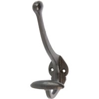 45mm x 130mm Black Bowler and Coat Hook