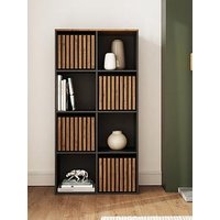 Gfw Kube 2 X 4 Storage Unit - Black/Walnut