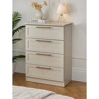 Very Home Tilbury 4 Drawer Chest - White - Fsc&Reg; Certified