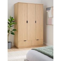 Very Home Harlow 3 Door, 2 Drawer Wardrobe - Fsc&Reg; Certified