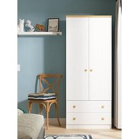 Swift Harrogate Ready Assembled Double Wardrobe With 2 Drawers