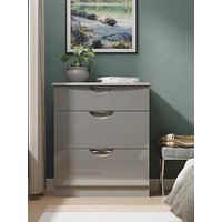 Swift Alva 3 Drawer Ready Assembled Deep Chest