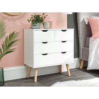 GFW Nyborg 2 plus 2 Drawer Chest White Drawer Chest