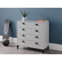 Julian Bowen Lakers Locker 4 Drawer Chest Drawer Chest