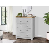Birlea Highgate 4 Drawer Chest Highgate Grey Drawer Chest