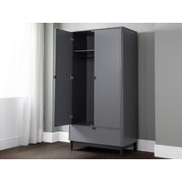 Julian Bowen Chloe 2 Door 1 Drawer Wardrobe Wardrobe
