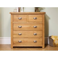 Birlea Woburn 3 plus 2 Drawer Chest Oak Oak Drawer Chest