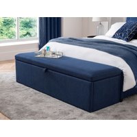 Julian Bowen Sorrento Blanket Box Blue Blanket Box