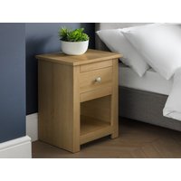 Julian Bowen Radley Bedside Waxed Pine Bedside Chest