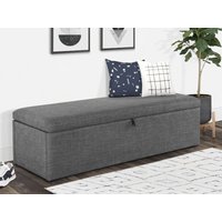 Julian Bowen Sorrento Blanket Box Slate Grey Blanket Box