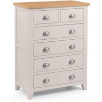 Julian Bowen Richmond 4 plus 2 Drawer Chest Drawer Chest