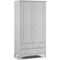 Julian Bowen Cameo Combination Wardrobe Dove Grey Wardrobe
