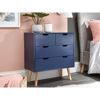 GFW Nyborg 2 plus 2 Drawer Chest Nightshadow Blue Drawer Chest