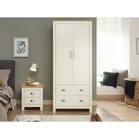 GFW Lancaster 2 Door 2 Drawer Wardrobe Paint Cream Wardrobe