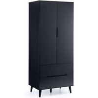 Julian Bowen Alicia 2 Door Wardrobe Anthracite Wardrobe