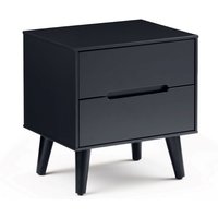 Julian Bowen Alicia 2 Drawer Bedside Anthracite Bedside Chest