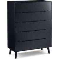 Julian Bowen Alicia 5 Drawer Chest Anthracite Drawer Chest