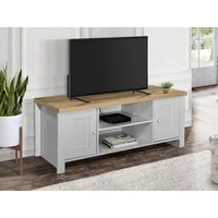 Birlea Highgate Grey and Oak Effect Large TV Unit