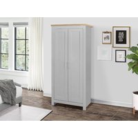 Birlea Highgate 2 Door Wardrobe Highgate Grey Wardrobe