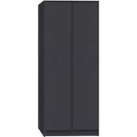 Seconique Malvern Grey 2 Door Double Wardrobe