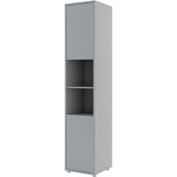 Teaneck Wooden Storage Cabinet With 2 Doors In Matt Grey