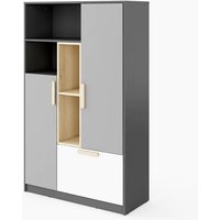 Pearl Kids Wooden Sideboard With 2 Doors 1 Drawer In Graphite