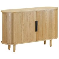 Vevey Wooden Storage Cabinet With 2 Doors In Oak