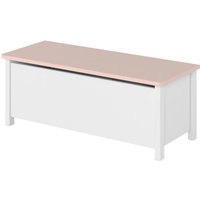Lenoir Kids Wooden Toy Box In Matt White
