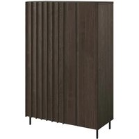 Prato Wooden Highboard With 2 Doors In Portland Ash