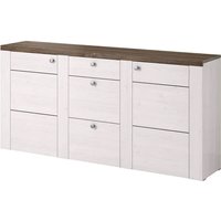 Leon Wooden Sideboard With 2 Doors 3 Drawers In Sibiu Oak
