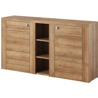Leon Wooden Sideboard With 2 Doors In Riviera Oak