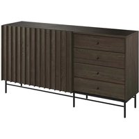 Prato Wooden Sideboard 2 Doors 4 Drawers In Portland Ash