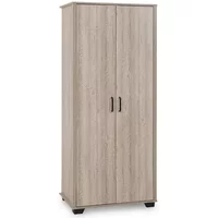 Seconique Oliver Light Oak 2 Door Double Wardrobe