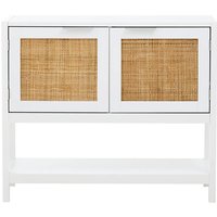 Salta Wooden Sideboard With 2 Doors In White
