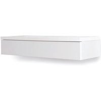 Narva Wooden Floating Dressing Table With 1 Drawer In White