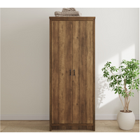 GFW Boston 2 Door Wardrobe Oak Wardrobe