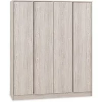 Seconique Malvern Urban Snow 4 Door Wardrobe