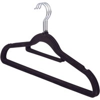 Black Velvet Coat Hangers - Pack of 3
