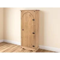 Core Corona Waxed Pine Vestry Wooden Cupboard