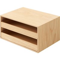 Wooden Storage Tray 2 Drawers