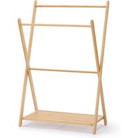 Bamboo Freestanding Towel Rail