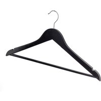 Wooden Coat Hanger - Black