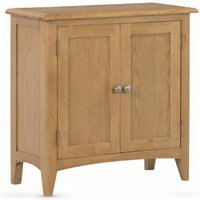 Kamiah Wooden Storage Cabinet With 2 Doors In Oak