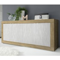 Taylor Wooden Sideboard With 4 Doors In Cadiz And White