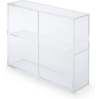Acrylic Display Case with Sliding Doors ‐ L | Clear