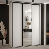 Canon Small Wooden Wardrobe With 3 Sliding Doors In White